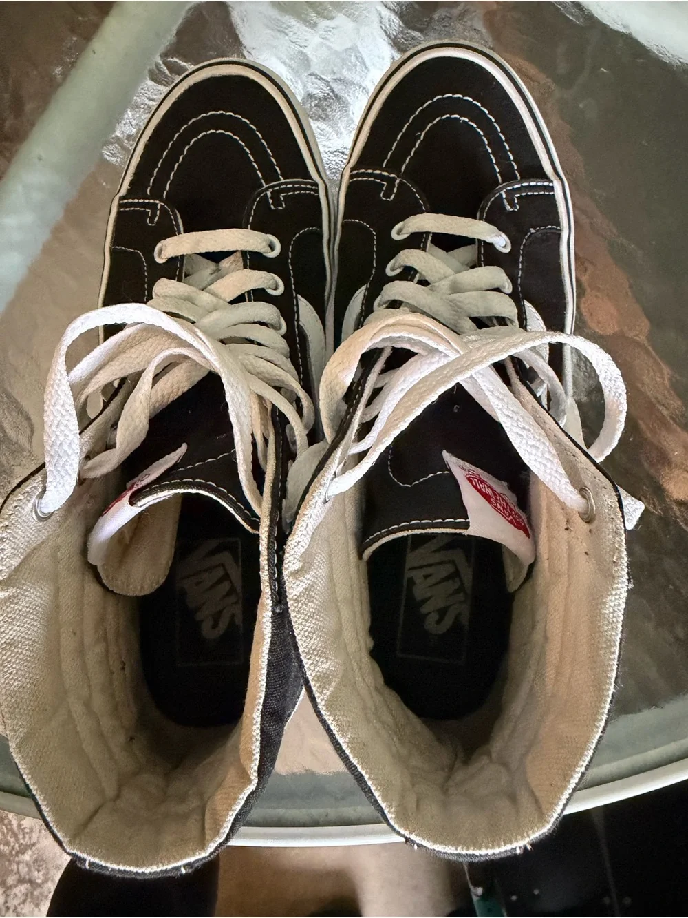 Women’s size 9.5 vans High-Top Platform Sneakers shoes